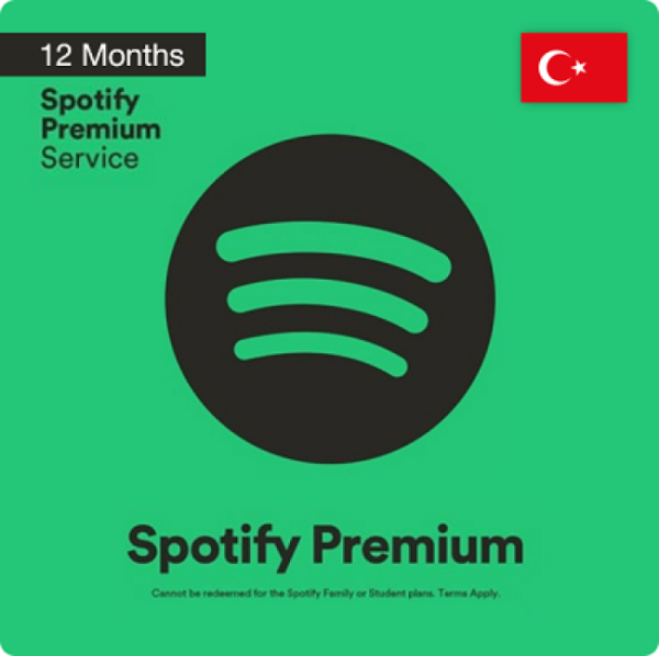 Spotify Premium 12 месяцев Турция (активация сотрудником)