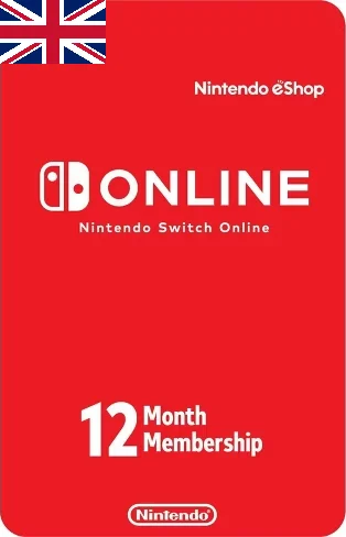 Подписка Nintendo Online 12 месяцев (Великобритания)