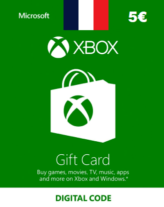 Пополнение кошелька Xbox Live 5 Евро (Франция)