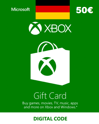 Пополнение кошелька Xbox Live 50 Евро (Германия)