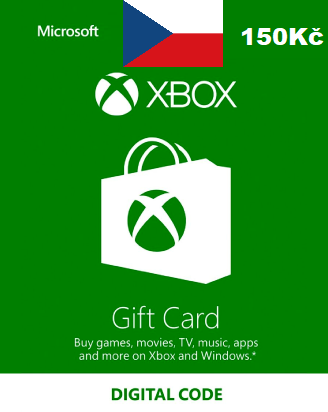 Пополнение кошелька Xbox Live 150 Чешских крон