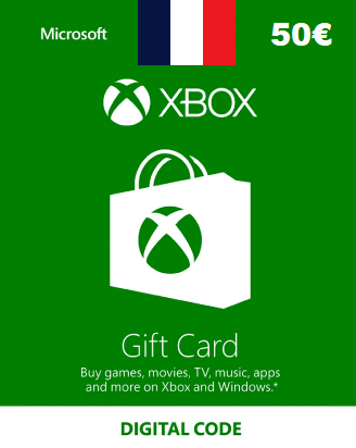 Пополнение кошелька Xbox Live 50 Евро (Франция)