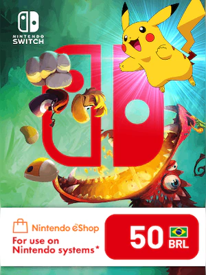 Карта пополнения Nintendo Eshop 50 Реалов (Бразилия)