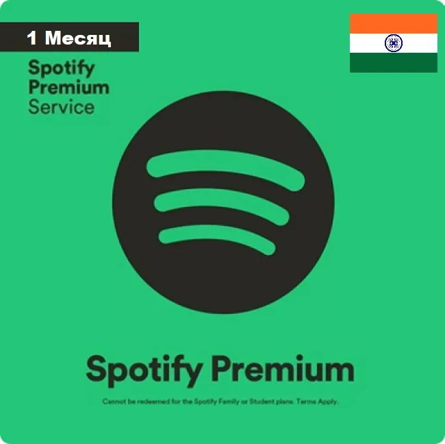 Spotify Premium Стандарт 1 месяц (Индия)  (активация сотрудником) фото