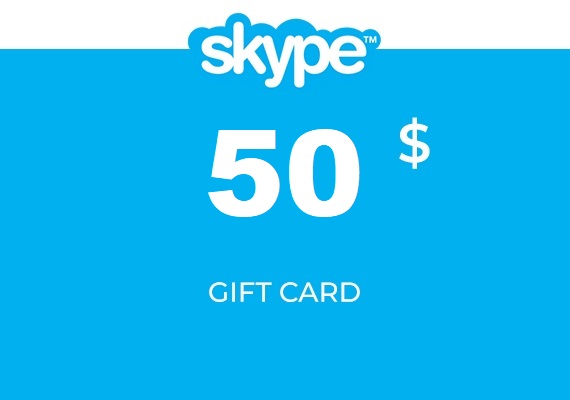 Карта пополнения Skype 50 Долларов