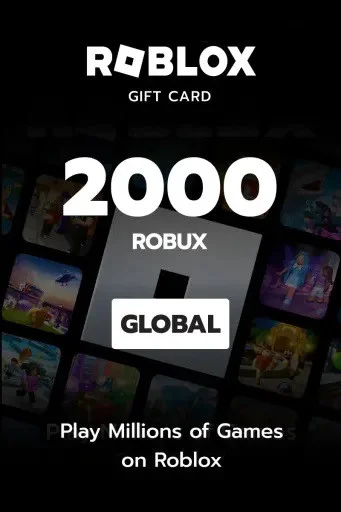 Карта пополнения Roblox 2000 Robux (Global) фото