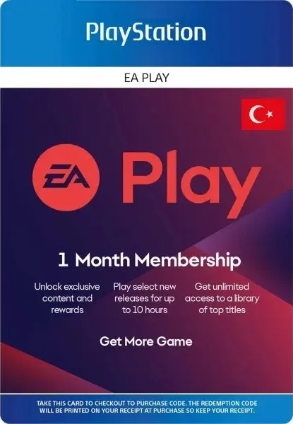 PlayStation EA Play 1 месяц Турция (активация сотрудником)