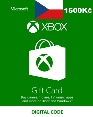 Пополнение кошелька Xbox Live 1500 Чешских крон