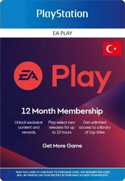 PlayStation EA Play 12 месяцев Турция (активация сотрудником)