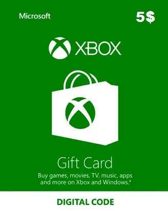 Пополнение кошелька Xbox Live 5 Долларов