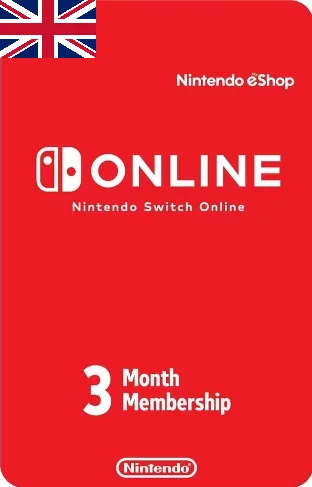 Подписка Nintendo Online 3 месяца (Великобритания)