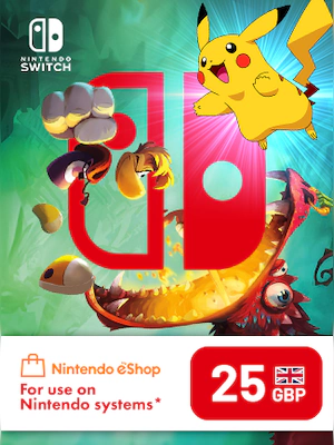 Карта пополнения Nintendo Eshop 25 Фунтов (Великобритания)