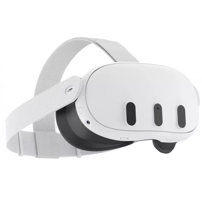 Автономная VR-гарнитура Meta Quest 3 512GB - вид спереди Автономная VR-гарнитура Meta Quest 3 512GB - вид спереди