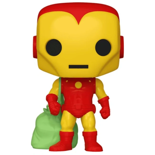 Фигурка Funko POP! Bobble Marvel Holiday Iron Man with Bag (1282) 72188 картинка