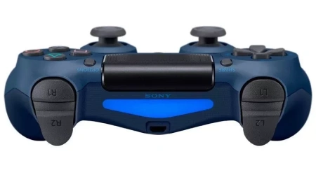 Геймпад DualShock 4 Midnight Blue V2 - вид спереди Геймпад DualShock 4 Midnight Blue V2 - вид спереди