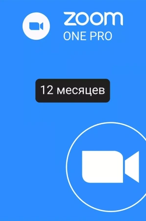 Подписка Zoom Профессиональный 12 месяцев (активация сотрудником)