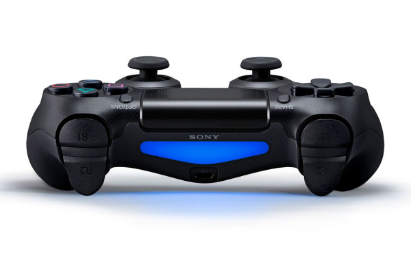 Геймпад DualShock 4 Anthracite Black V2 - вид спереди