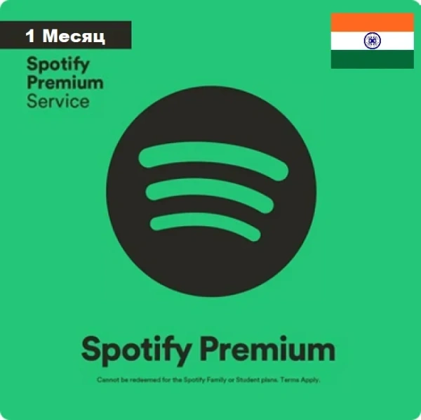 Spotify Premium Стандарт 1 месяц (Индия)  (активация сотрудником) фото