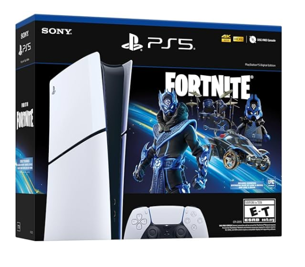 Игровая приставка Sony PlayStation 5 Slim Digital Fortnite Cobalt Star Bundle