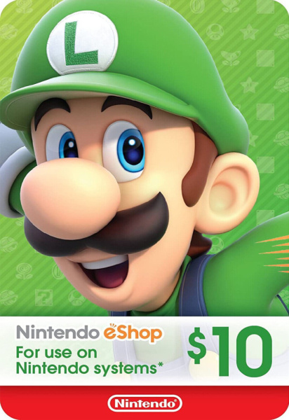 Карта пополнения Nintendo Eshop 10$ (США)