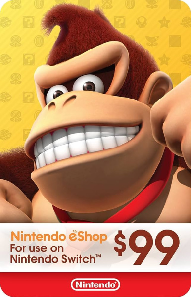 Карта пополнения Nintendo Eshop 99$ (США)