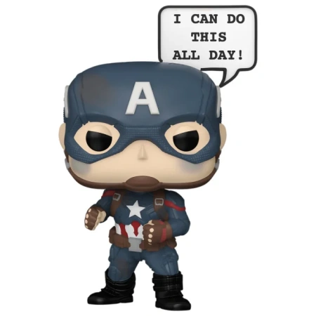 Фигурка Funko POP! Bobble Marvel Infinity Saga Captain America(I can) WonderCon25 (Exc) (1480) 85287 картинка