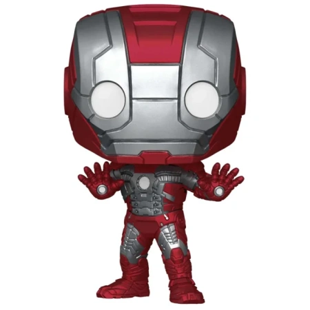 Фигурка Funko POP! Bobble Marvel Infinity Saga Iron Man 2 Iron Man (Mark 5) (1474) 83789 картинка