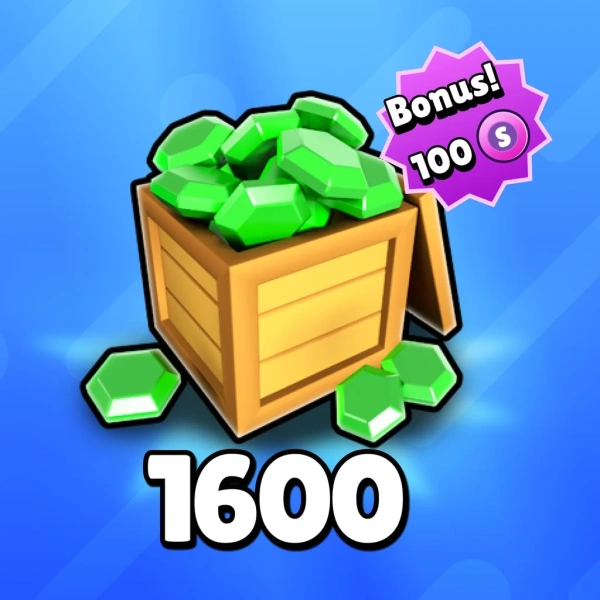 Карта пополнения Stumble Guys 1600 Гемов