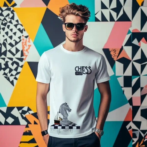 T-Shirt Chess Erkek фото