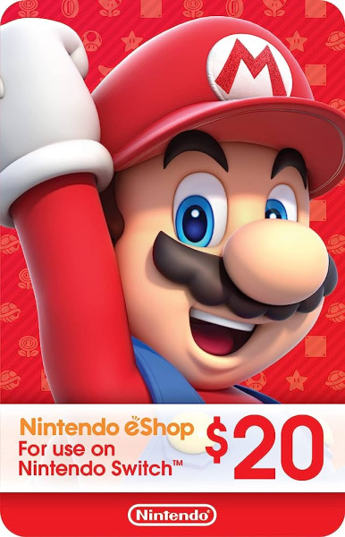 Карта пополнения Nintendo Eshop 20$ (США)