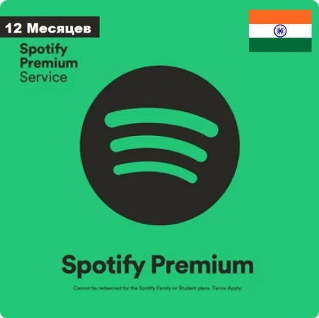 Spotify Premium Индивидуальный 12 месяцев (Индия) фото