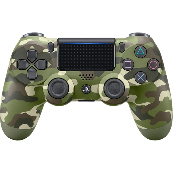 Геймпад DualShock 4 Camouflage  V2 - вид спереди Геймпад DualShock 4 Camouflage  V2 - вид спереди