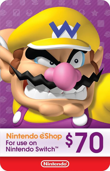 Карта пополнения Nintendo Eshop 70$ (США)
