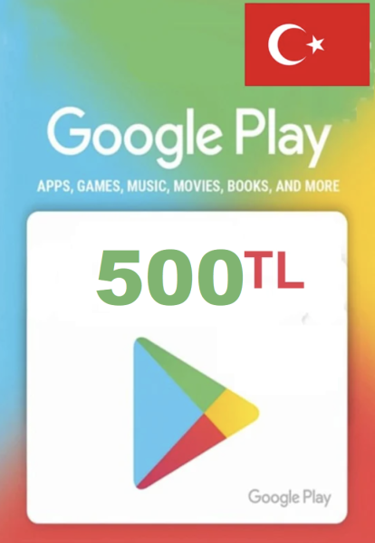 Карта пополнения Google Play 500 TL (Турция)