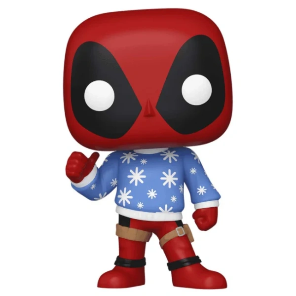 Фигурка Funko POP! Bobble Marvel Holiday Deadpool (Sweater) (1283) 72187 картинка